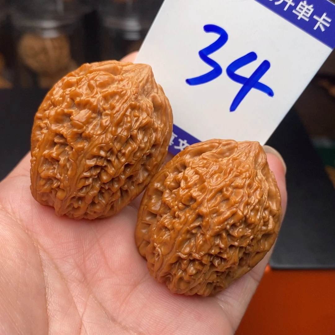 文玩核桃把件大蒜头36