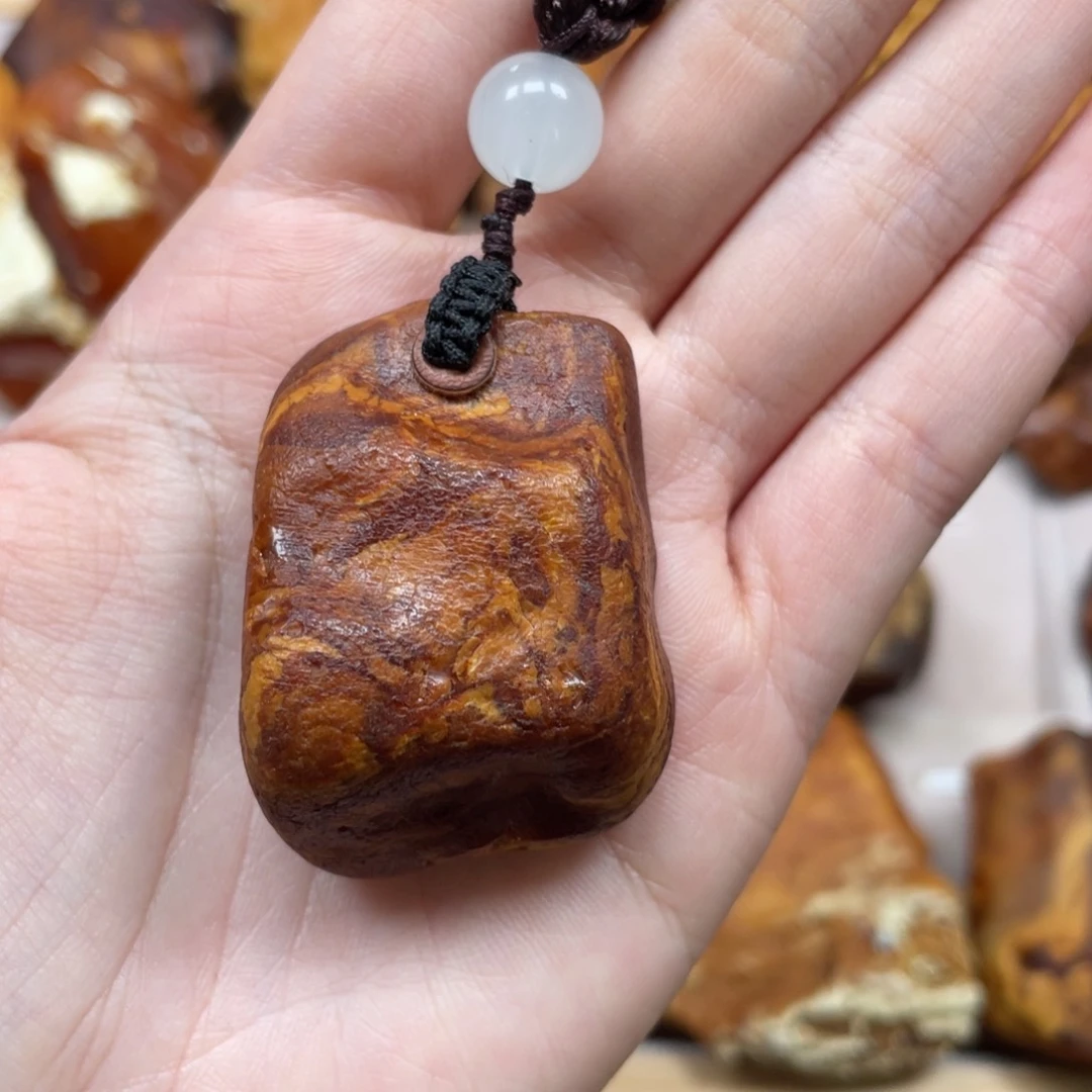 琥珀珠宝奇石未镶嵌龙****x