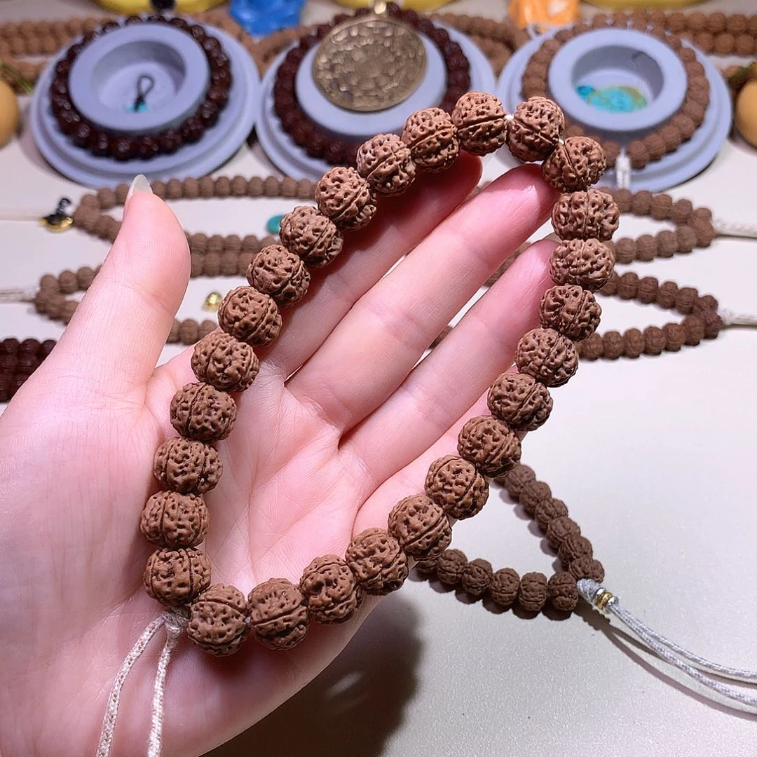 吊坠文玩核桃凹底梅花