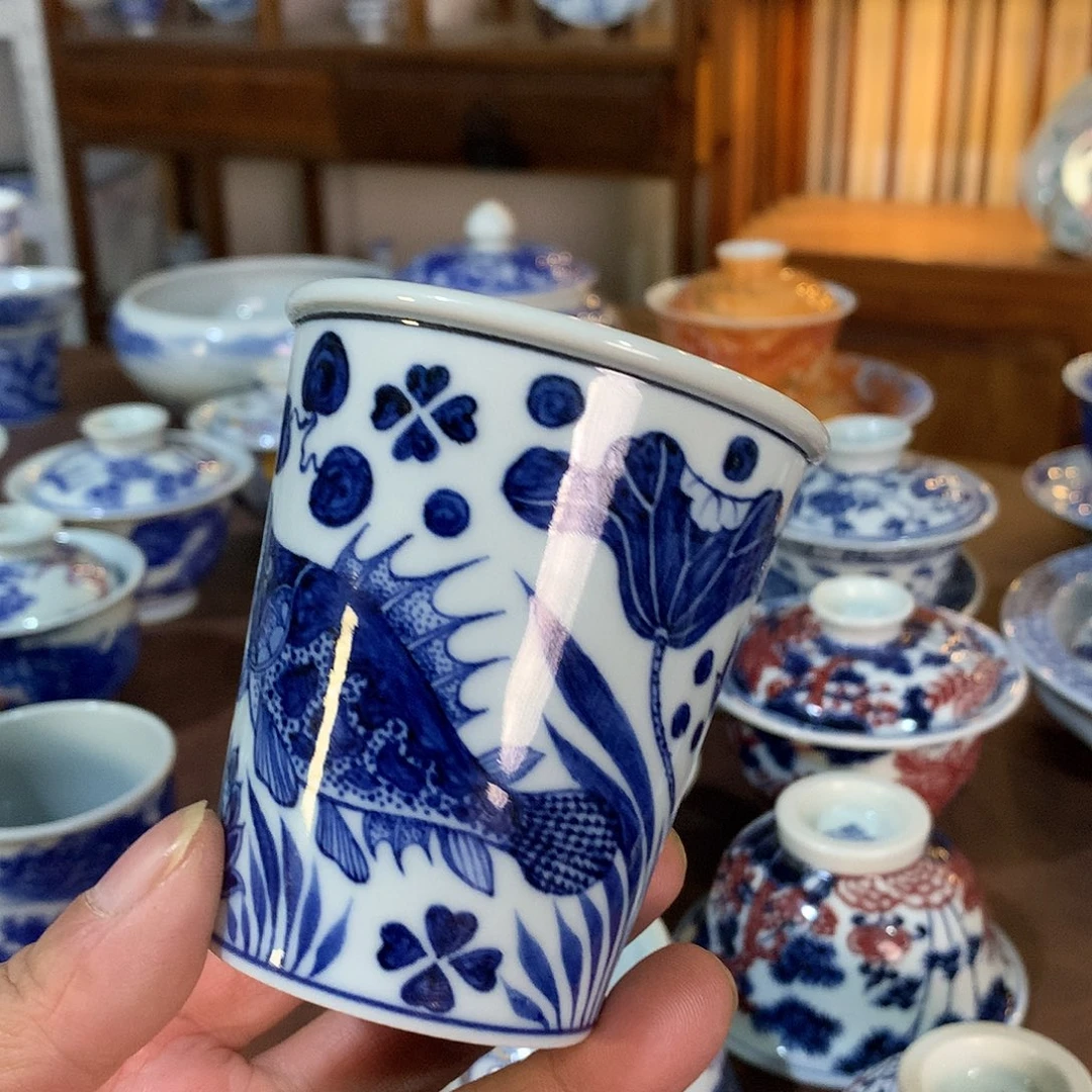 錡镇堂手工手绘手工手绘杯