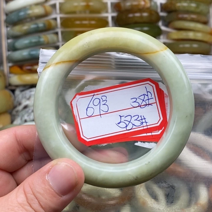 未镶嵌蛇纹石玉手绳