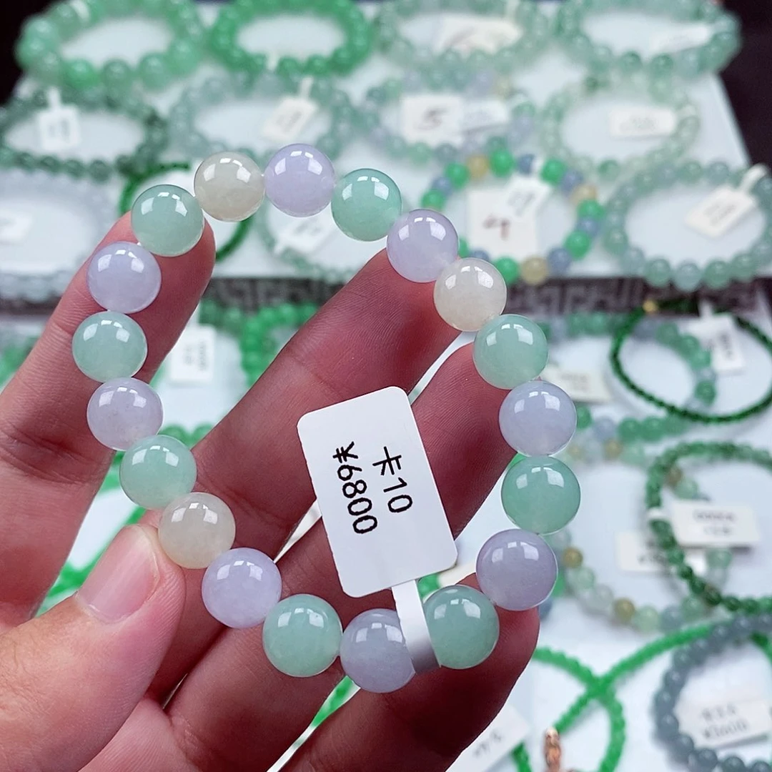 未镶嵌手链翡翠卡10