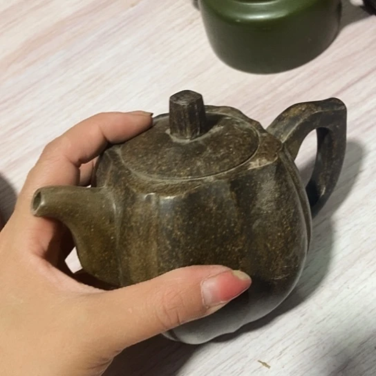 茶壶绿泥宜兴紫砂全手工制作工艺