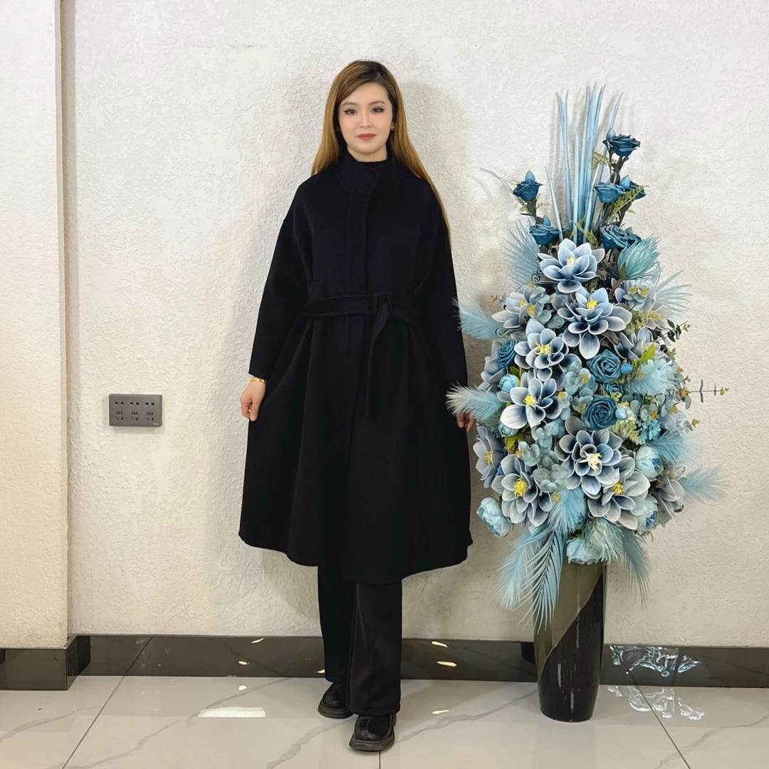 PAHRIM2025新款立领小洋风气质大衣1250