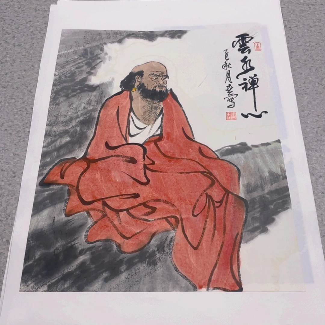 国画1.4平尺纯手绘国画作品