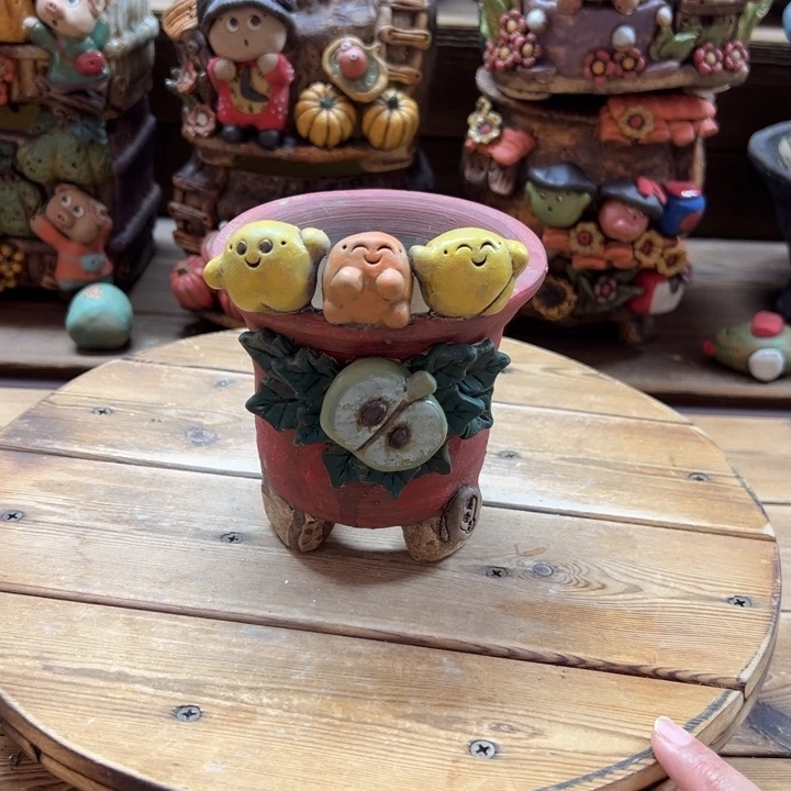 嘻哈多肉花盆百搭