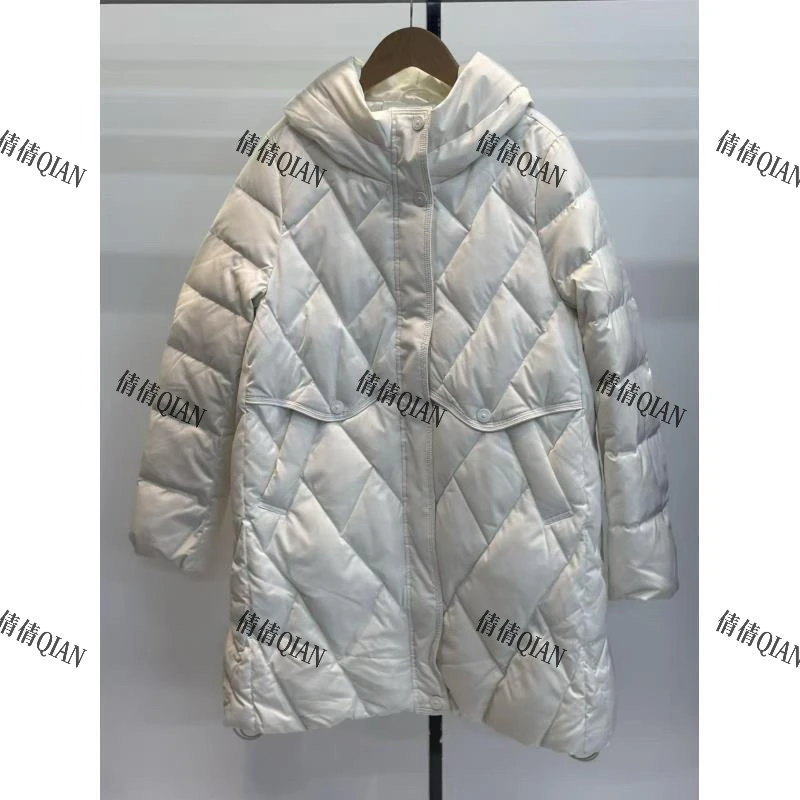 秋冬中长款大气羽绒服外套百搭通勤（MW-3931-E-926-121）