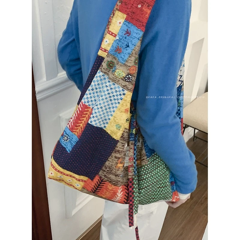 大容量帆布包包女2025新款春夏时尚通勤托特包百搭学生上课单肩包