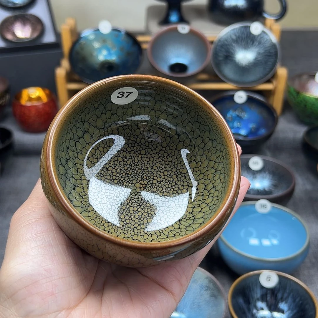 茶盏鹧鸪禅定手工杯
