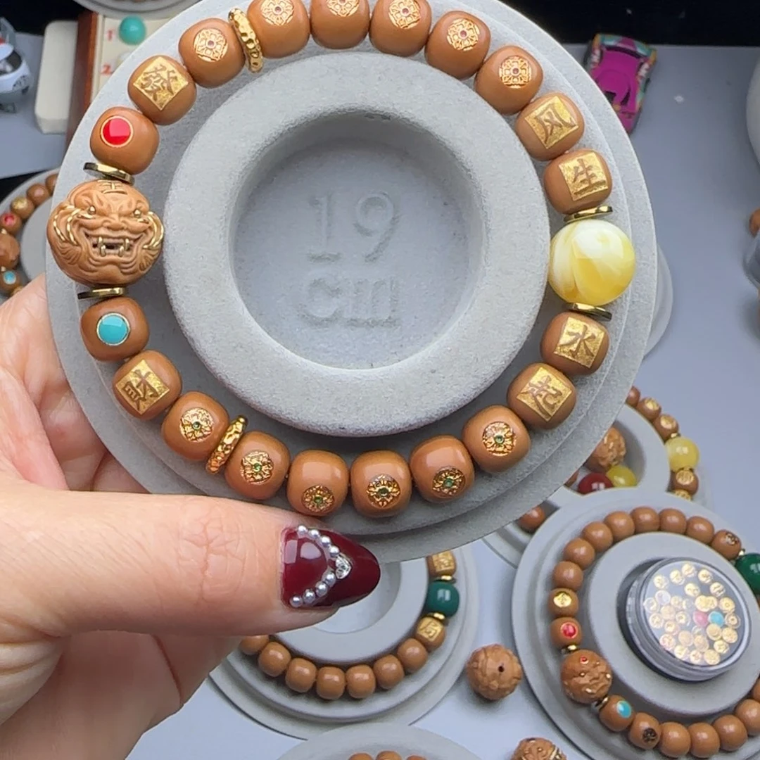 Y***莫猴头核桃吊坠全品老型猴头手串私人订制满贯福利