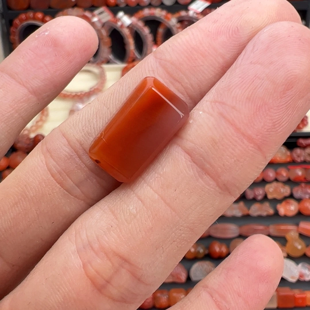 南红玛瑙未镶嵌颈饰长条