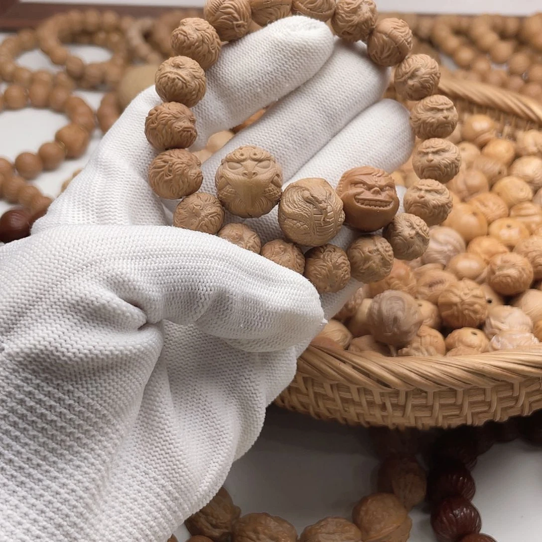 热***漠猴头核桃吊坠猴头