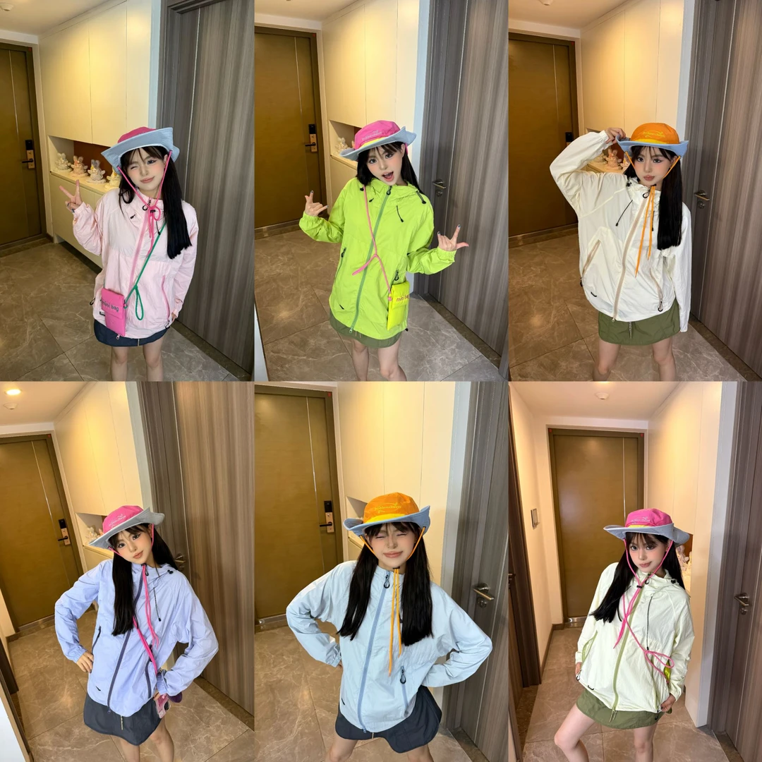 【小冰皮3.0升级版黑胶帽檐防晒风壳】欧若风防紫外线梭织时尚防晒