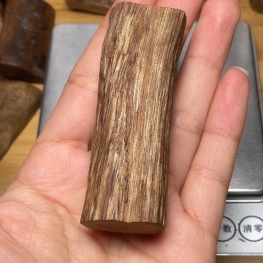 把***化沉香达拉干树心手把12.8克