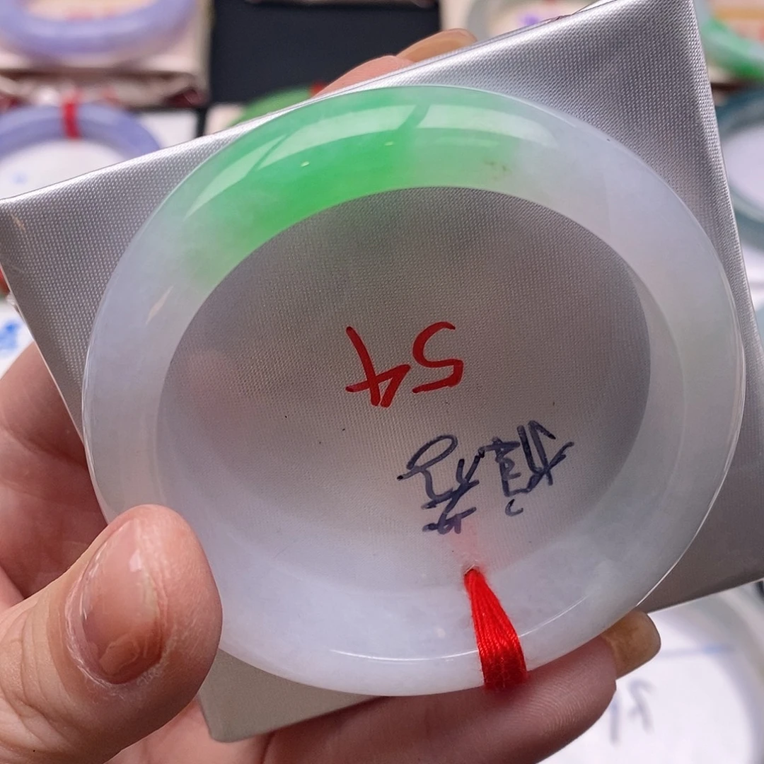 翡翠未镶嵌手镯54
