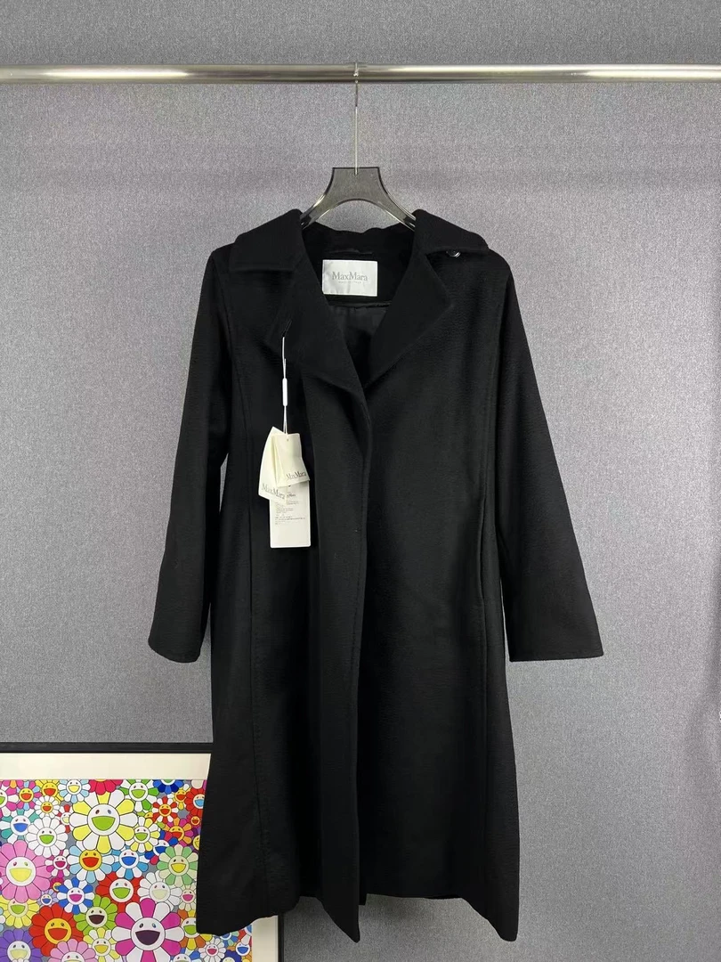 全新未使用 MaxMara MAXMARA黑色MANUELA大衣外套 36码 全新12307