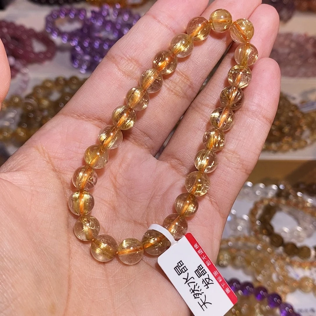 【闪购商品】水晶手链未镶嵌1*顺发钛晶7.8mm