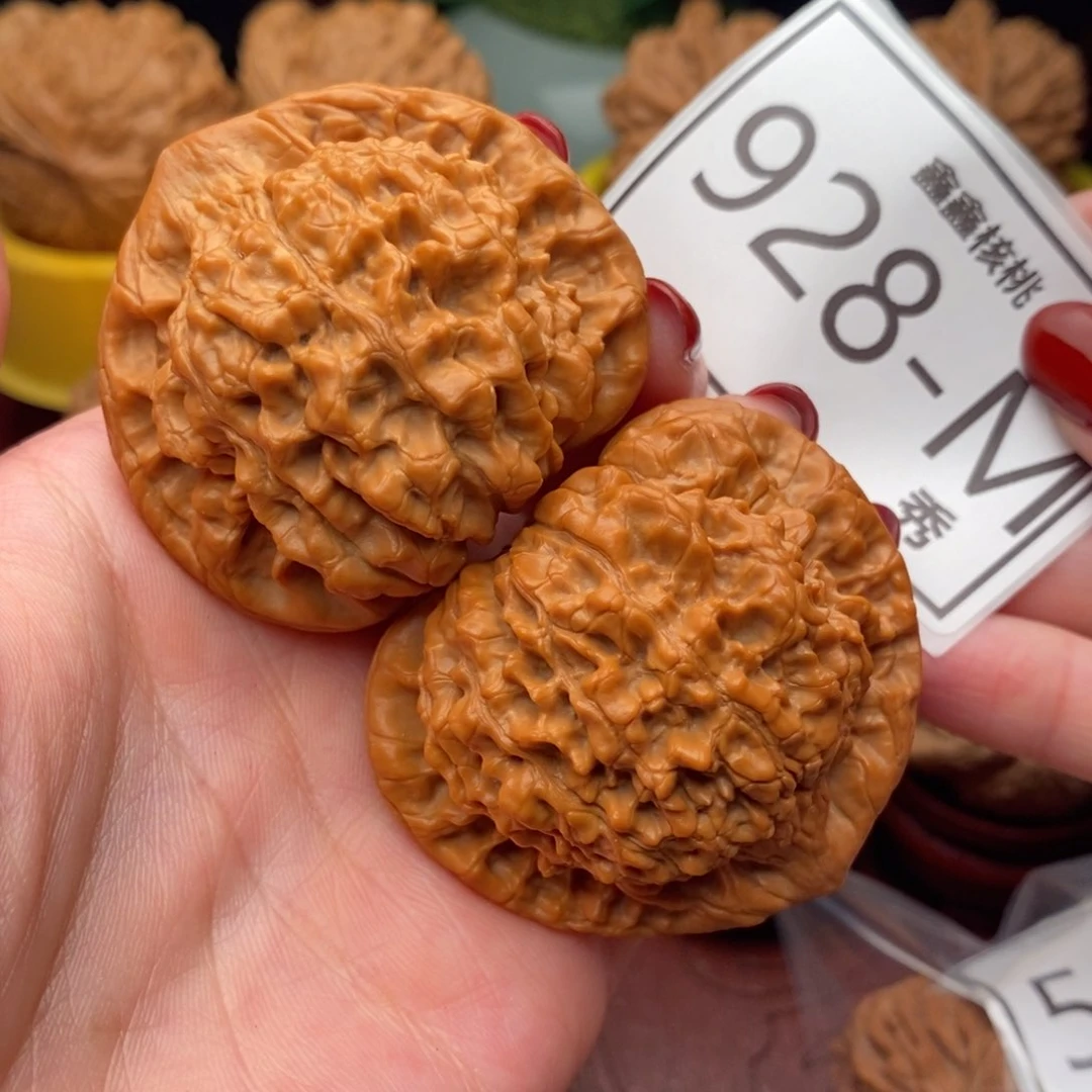 文玩核桃把件官帽50