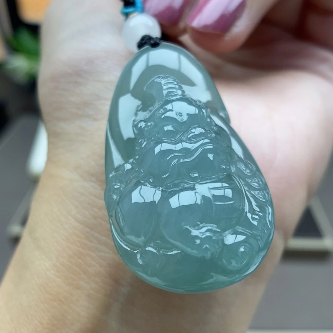 翡翠未镶嵌颈饰吊坠36