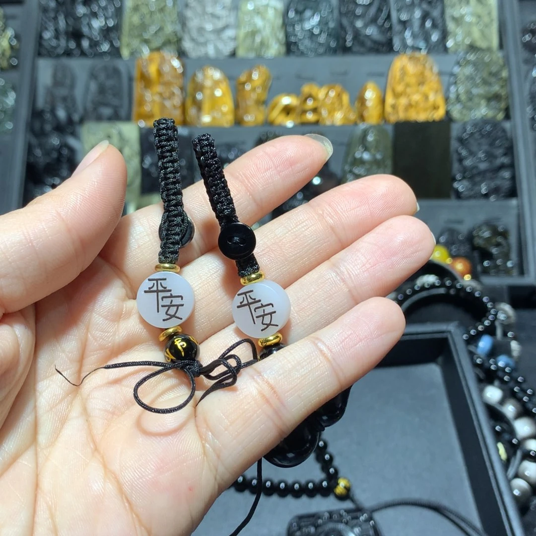 黑曜岩项链未镶嵌A****许