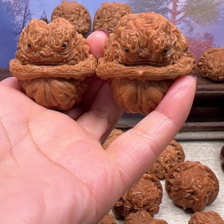 把件核桃蛤蟆头龙蟾