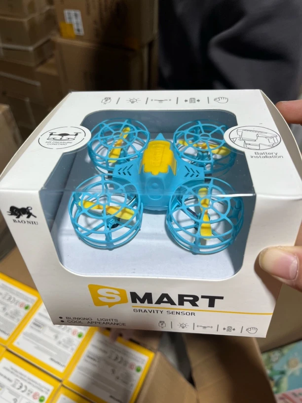 蓝色飞机科学玩具礼物