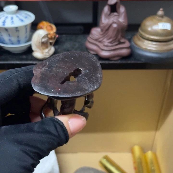木中古工艺品摆件