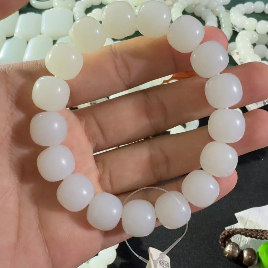 正***好手串未镶嵌和田玉