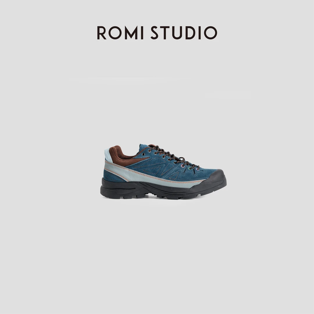 ROMI STUDIO“伴行山野”丝光牛反绒户外多地形徒步休闲鞋 407L0002