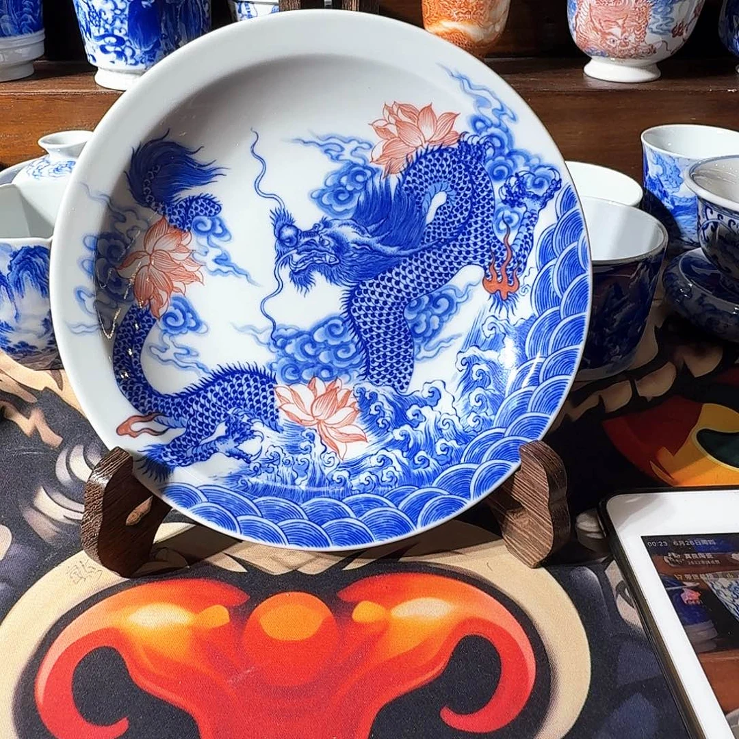 云***端泥塑壶承手工手绘