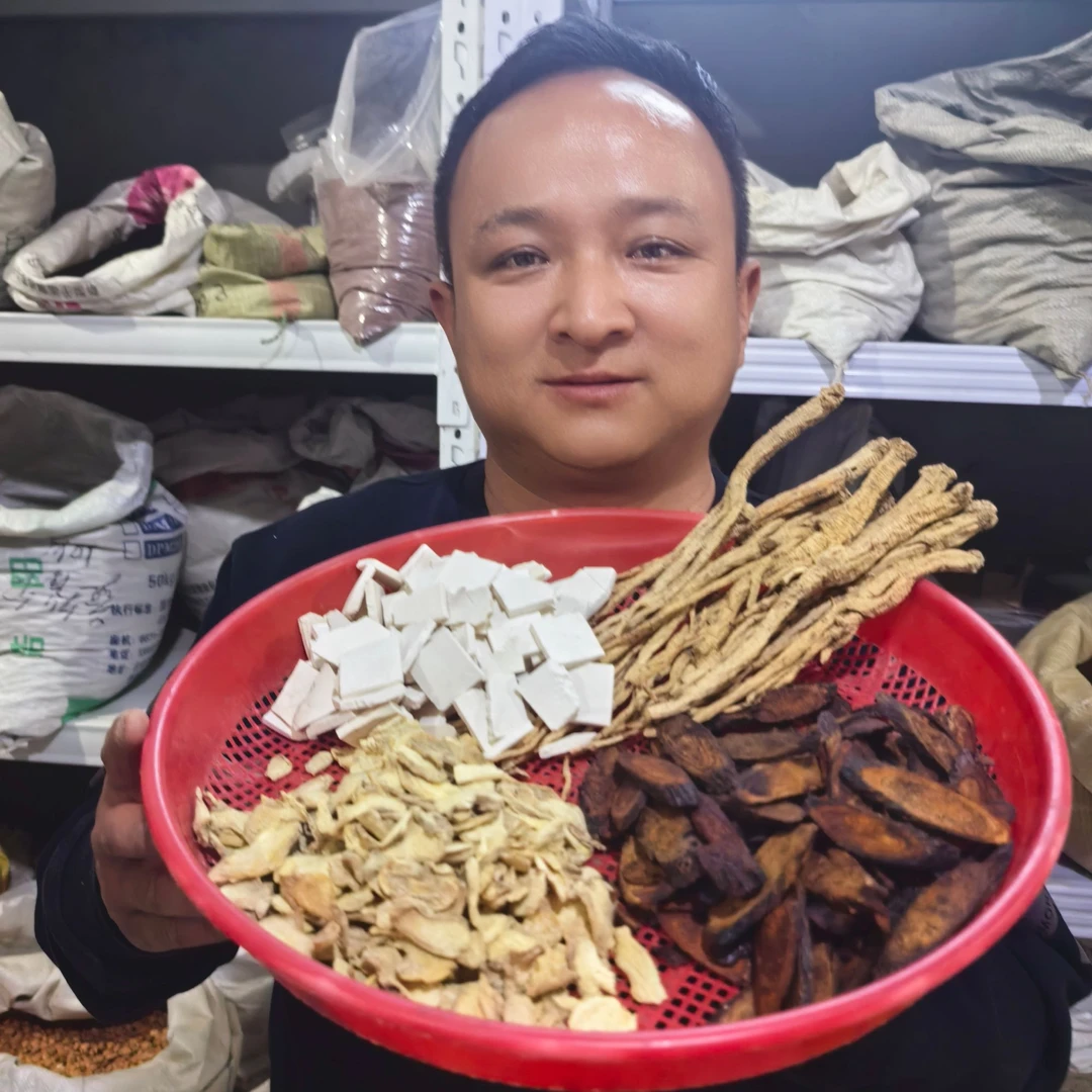 黄芽汤代茶饮  央妈推荐纹党参甘草茯苓干姜  煮水代茶饮