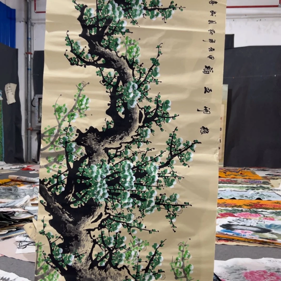 国画国画作品画心一张