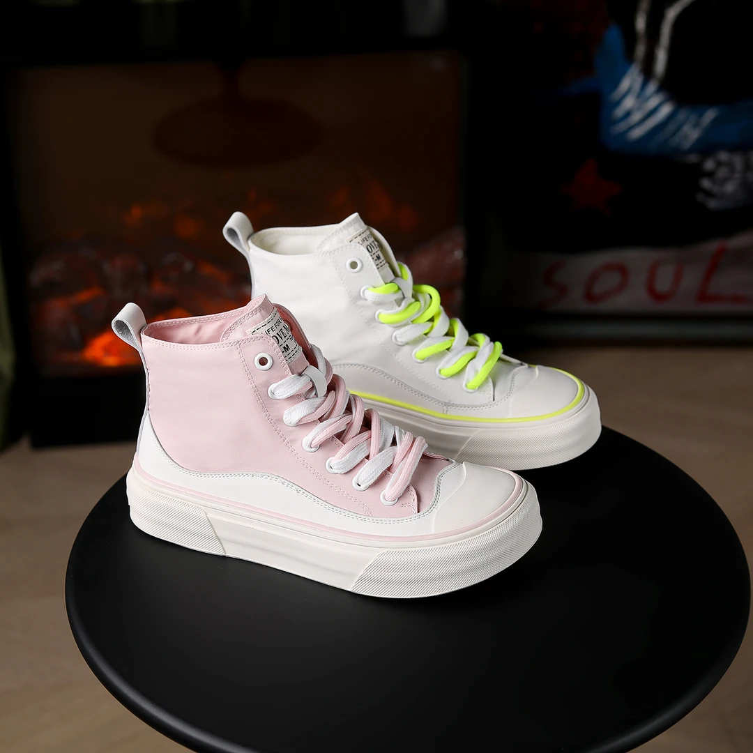 增高4cm时尚厚底增高潮流高帮鞋休闲鞋8155