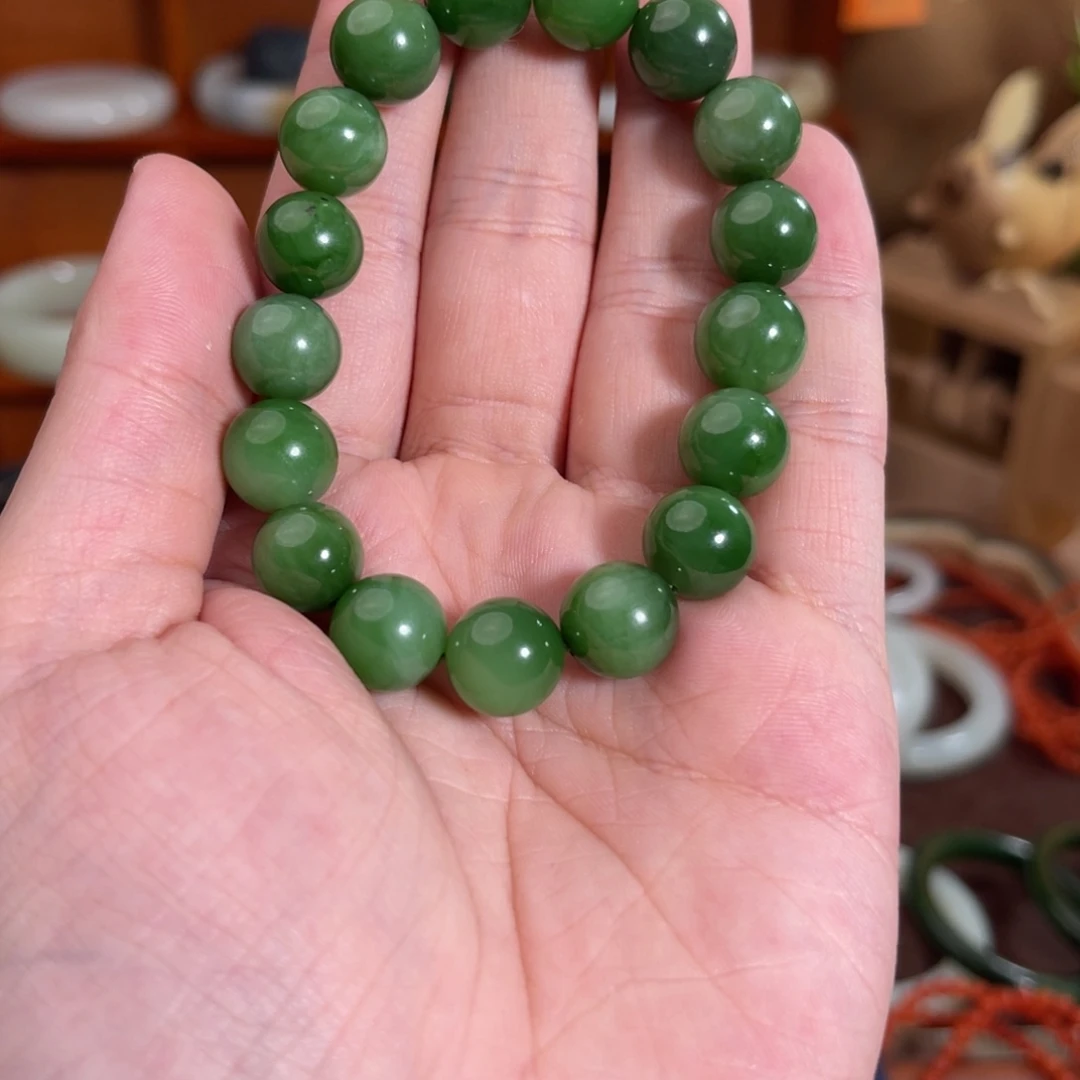 星***海和田玉未镶嵌手串