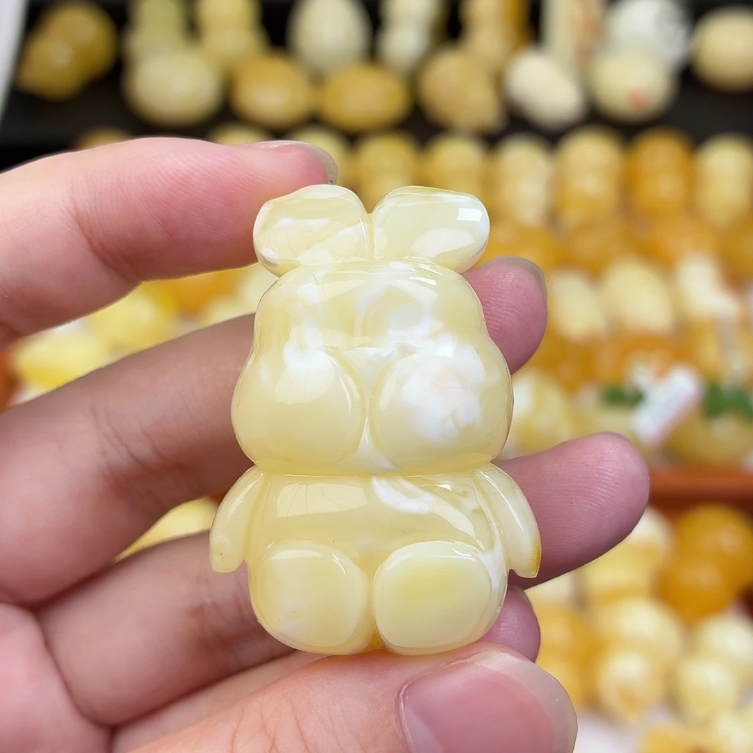 蜜蜡未镶嵌毛衣链蜜蜡