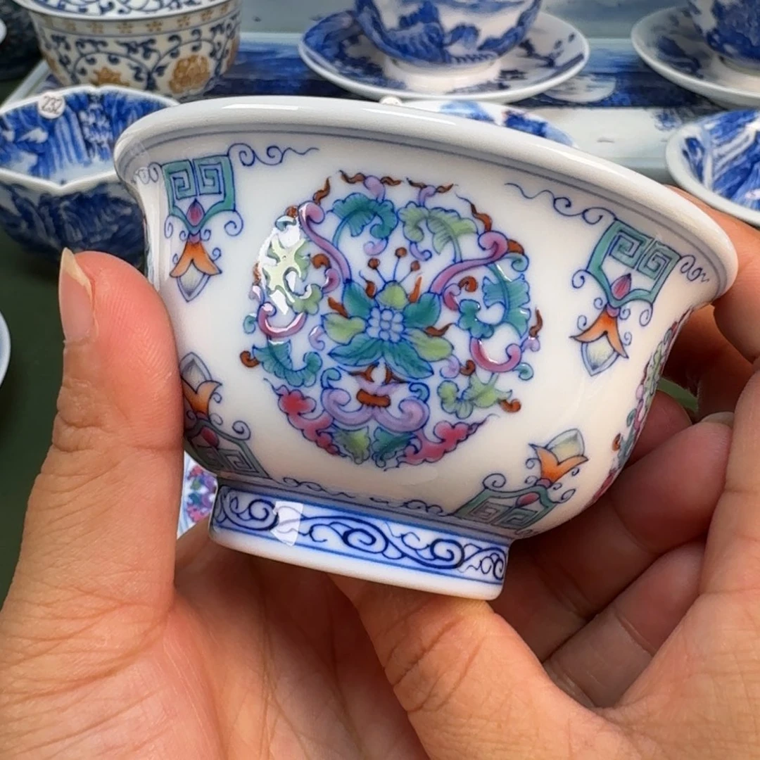 景德镇纯手绘茶具圆圆249