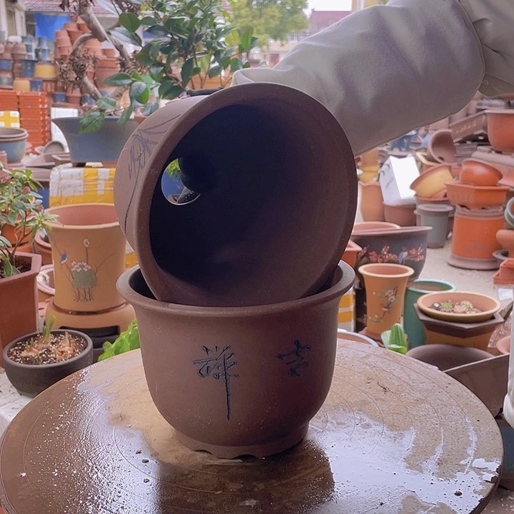 紫砂宜兴紫砂25+25平角金钟