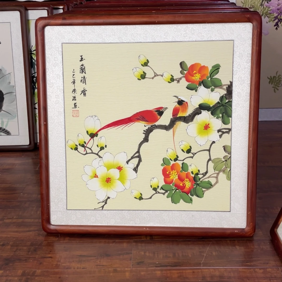 国画带框尺寸63*63厘米