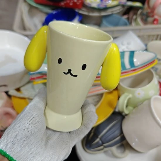 杯子瓷陶瓷餐具杯碗盘微瑕介意慎拍