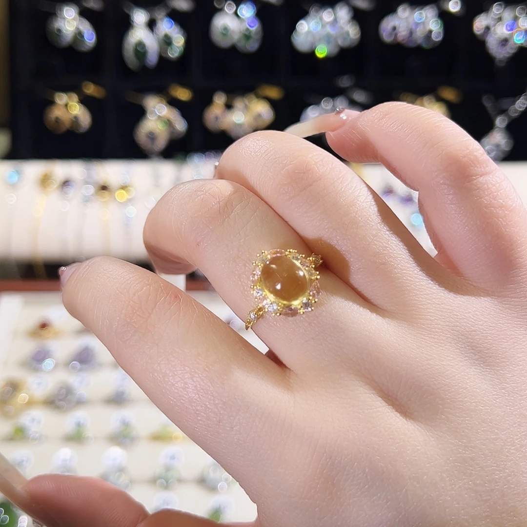 采***.水晶银S925镶嵌戒指