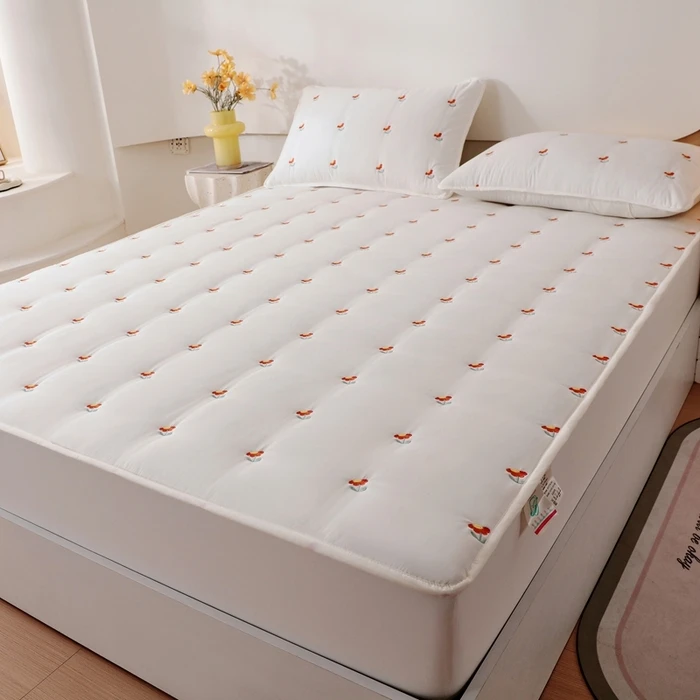 2025新款刺绣床笠床垫保护套