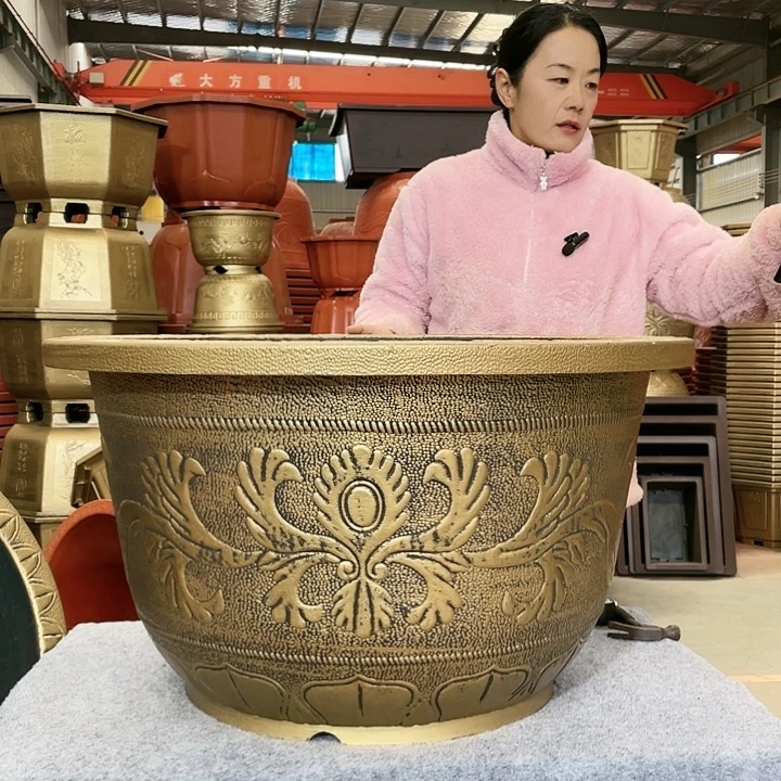 圆盆古铜八零一个
