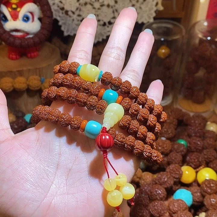 金刚菩提吊坠106玉华108颗高定