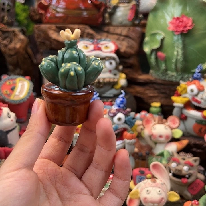 摆件小镇青花每日有新品