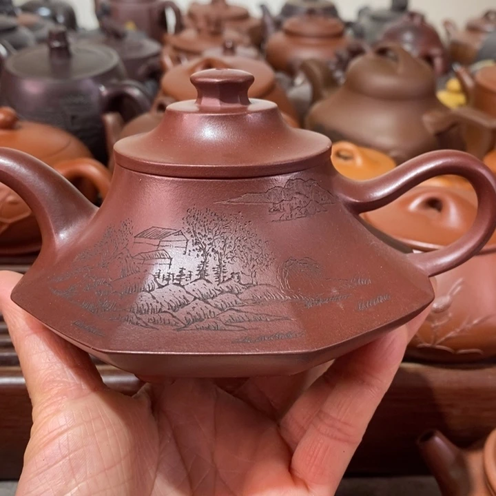 紫砂茶壶国****论微瑕处理一把