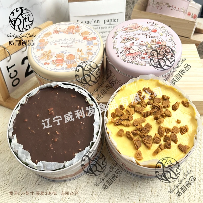 威利食品 罐罐蛋糕动物奶油奶酪甜品下午茶梦龙多种口味铁罐子