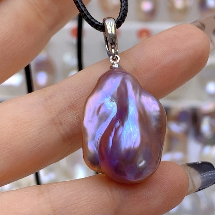 淡水珍珠未镶嵌吊坠(赠链)