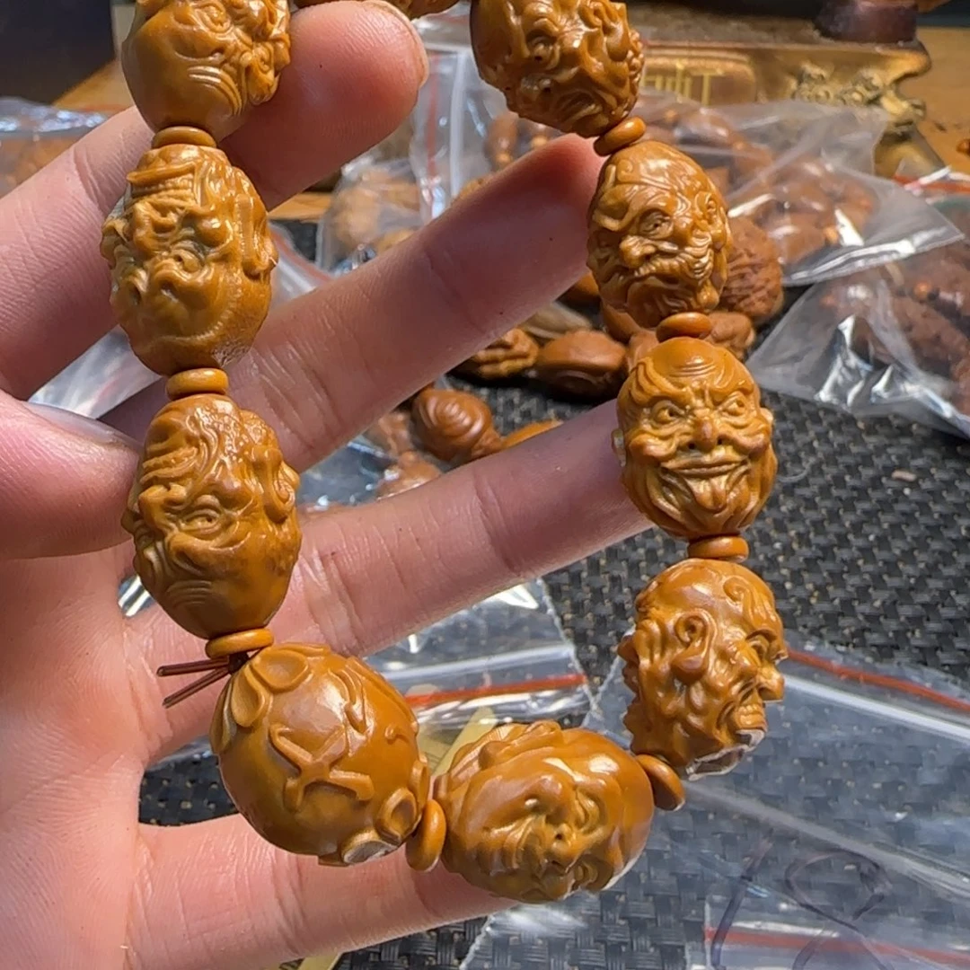 橄榄核手串/手链双面罗汉
