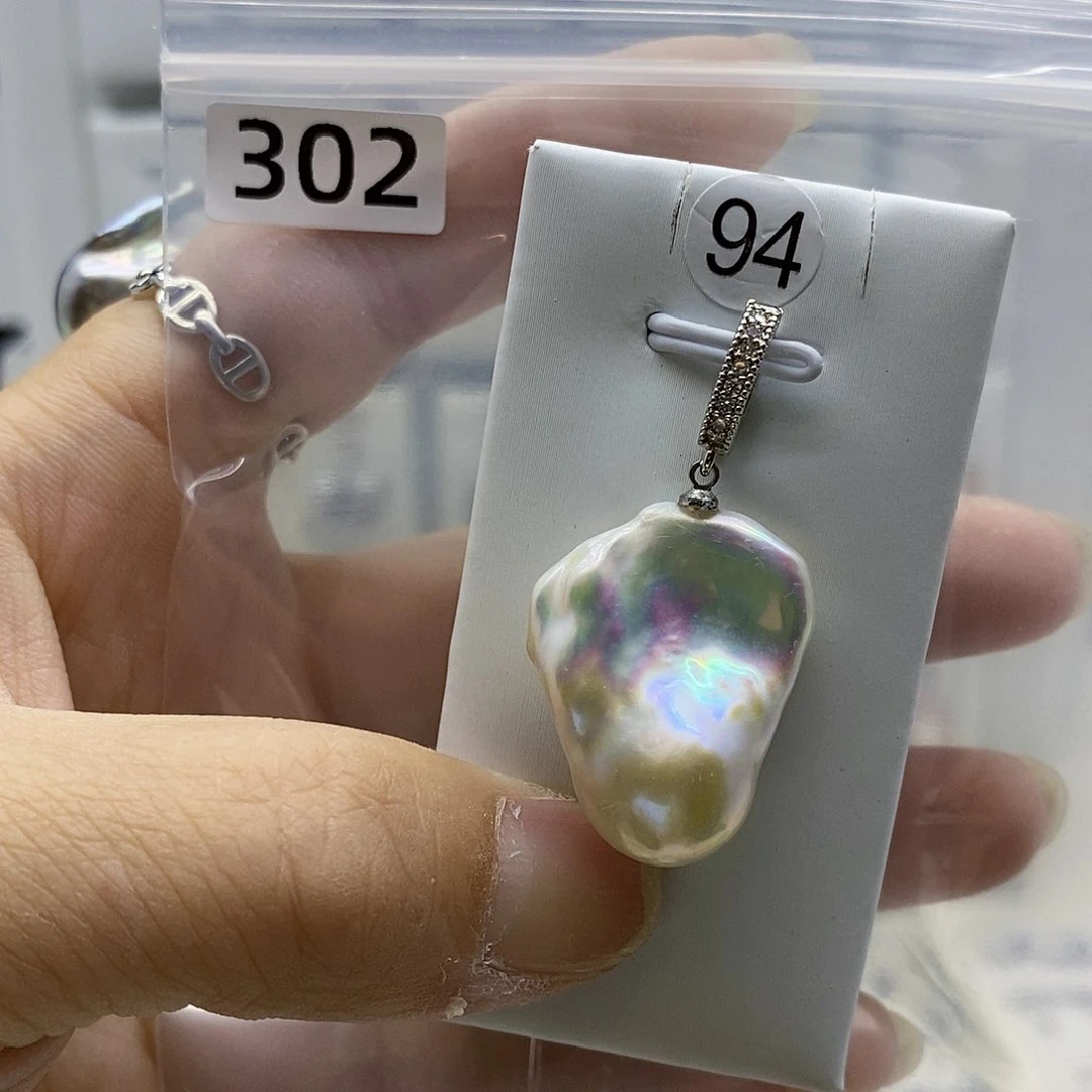 颈饰合金淡水珍珠