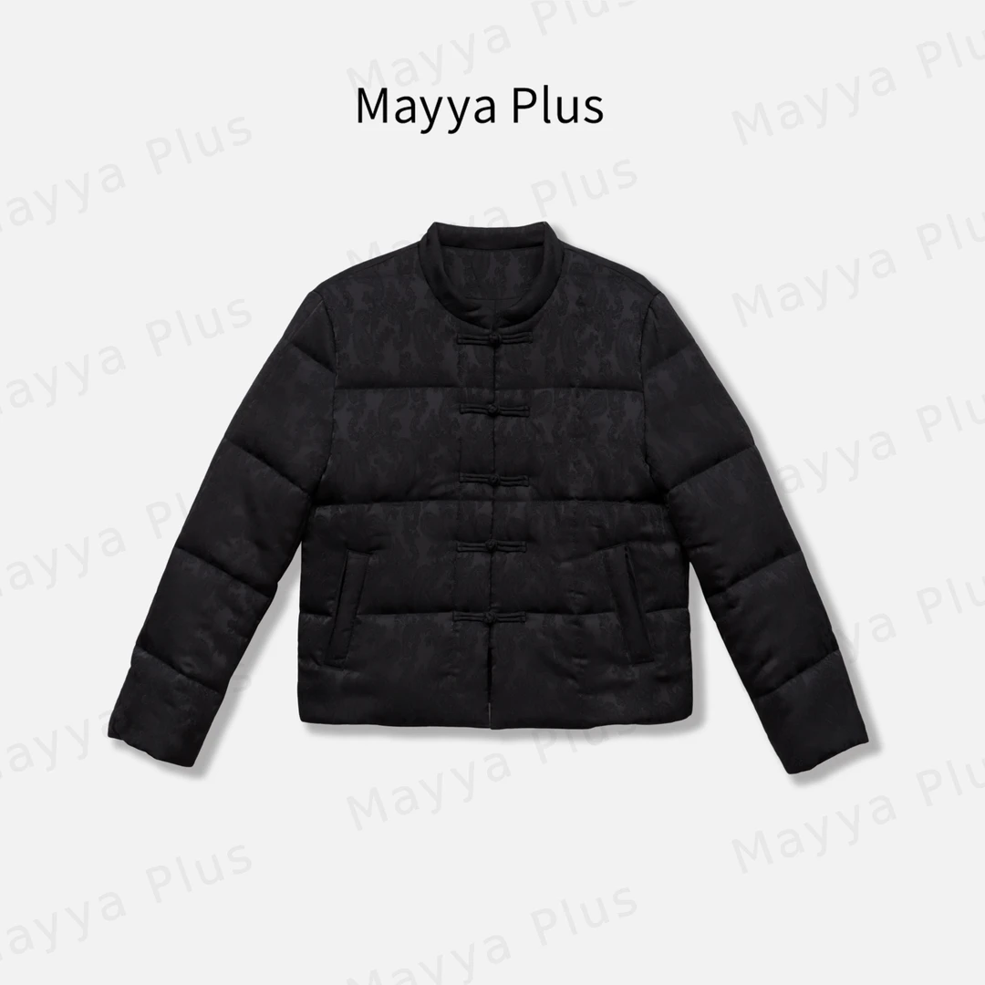 【山月记】Mayya Plus麦芽定制新中式流光风盘扣棉衣女外套32537363